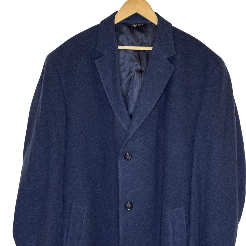 Jos. A. Bank Men's 100% Wool Overcoat Dress Coat Winter Coat Size 48L